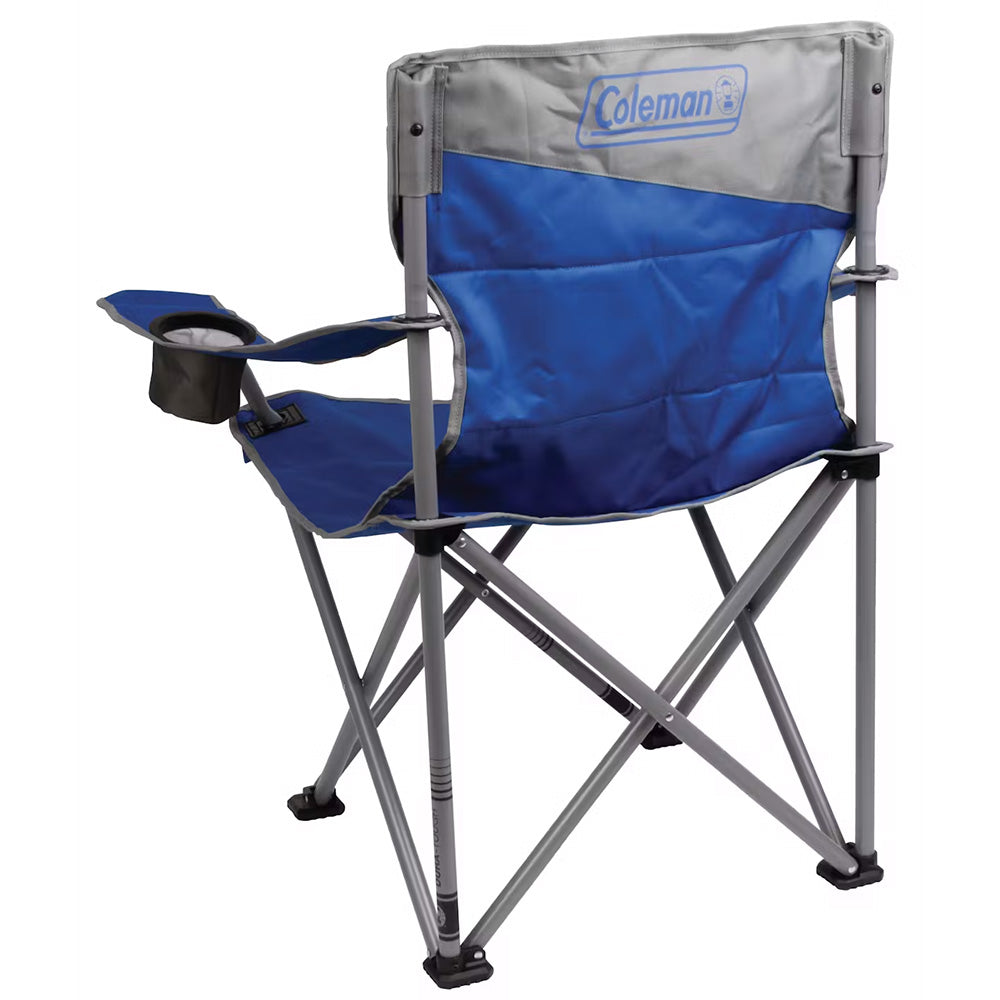 Coleman Big Tall Quad Camping Chair Blue