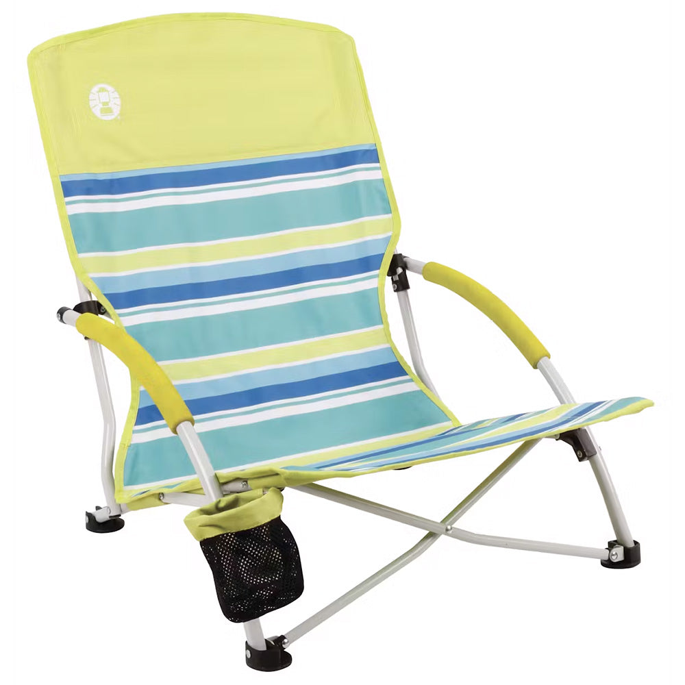 Coleman Utopia Breeze Beach Sling Chair YellowBlue