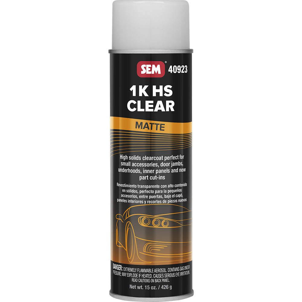 SEM 1K HS Clear 20oz Aerosol Can Matte Finish