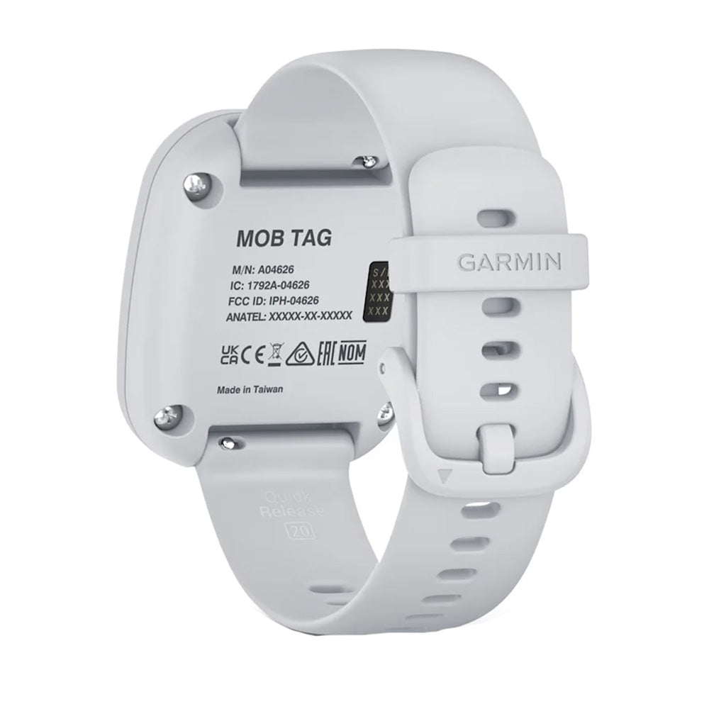 Garmin MOB Tag wWhite Quick Release Band