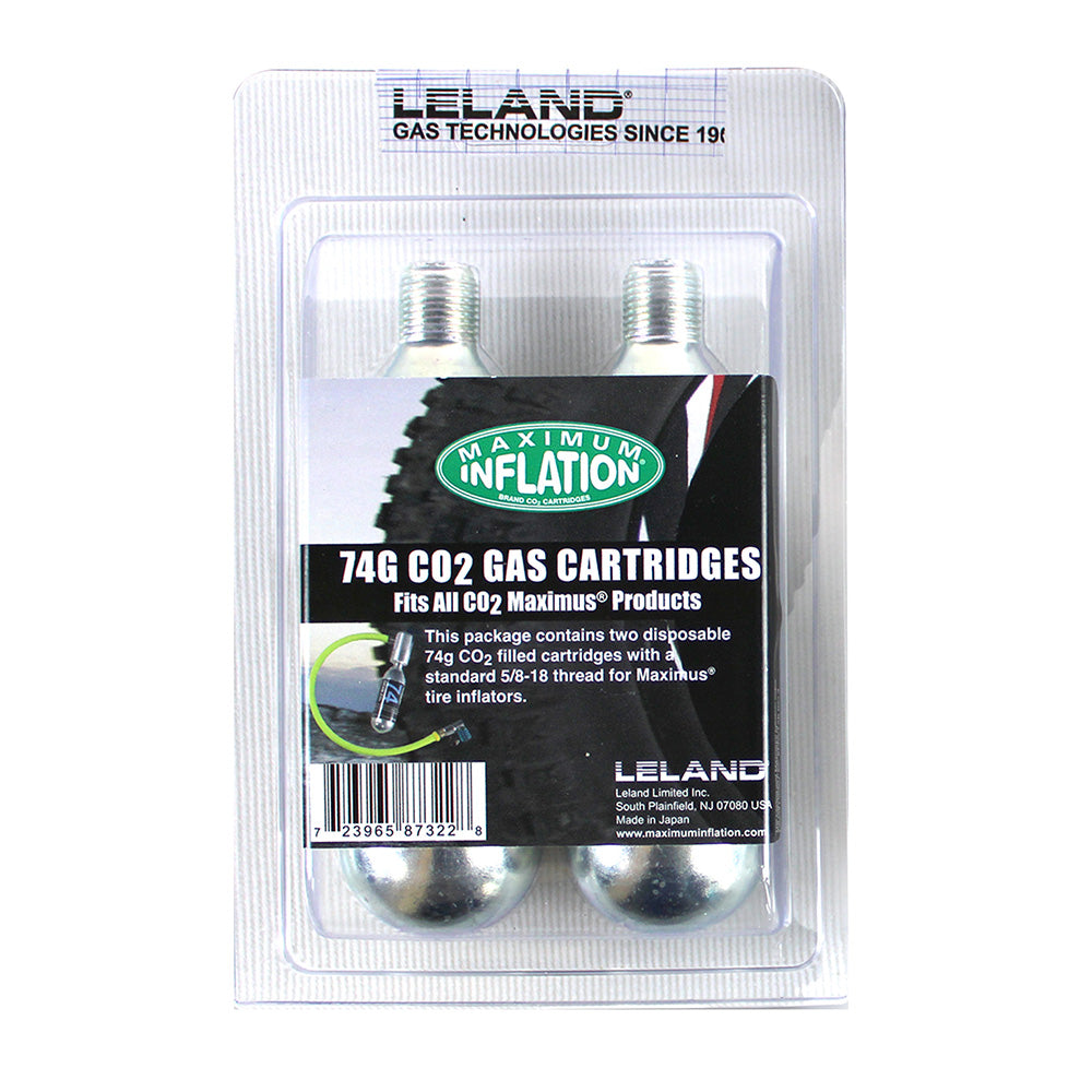 Leland Maximum Inflations Maximus Instant Tire Refill Cartridges 2Pack
