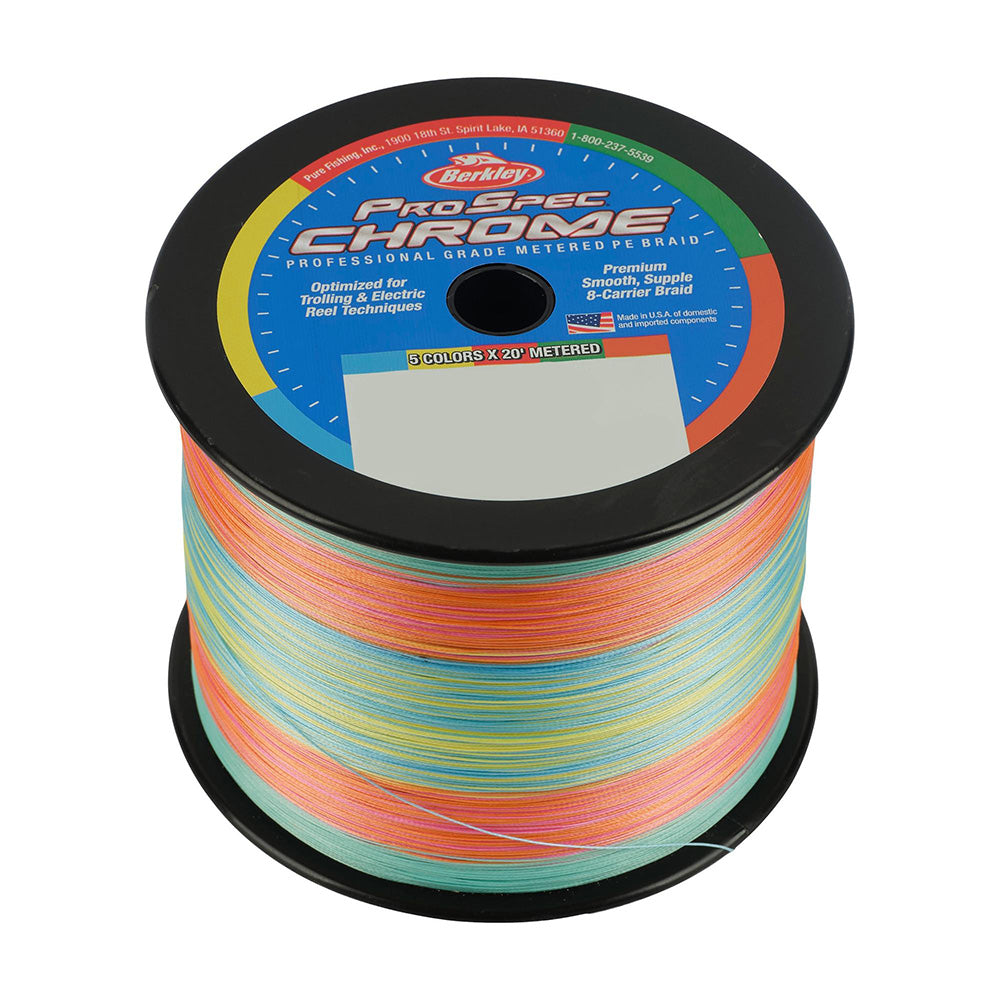 Berkley ProSpec Chrome 5 x 20 Metered Braid 20lb 3500yd