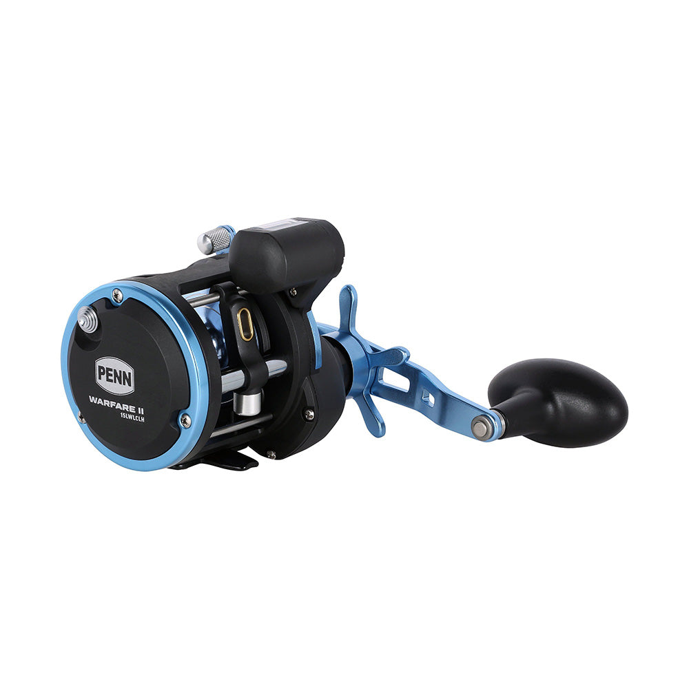 PENN WARII15LWLCLH Warfare II Level Wind 15 Left Hand Conventional Reel wLine Counter