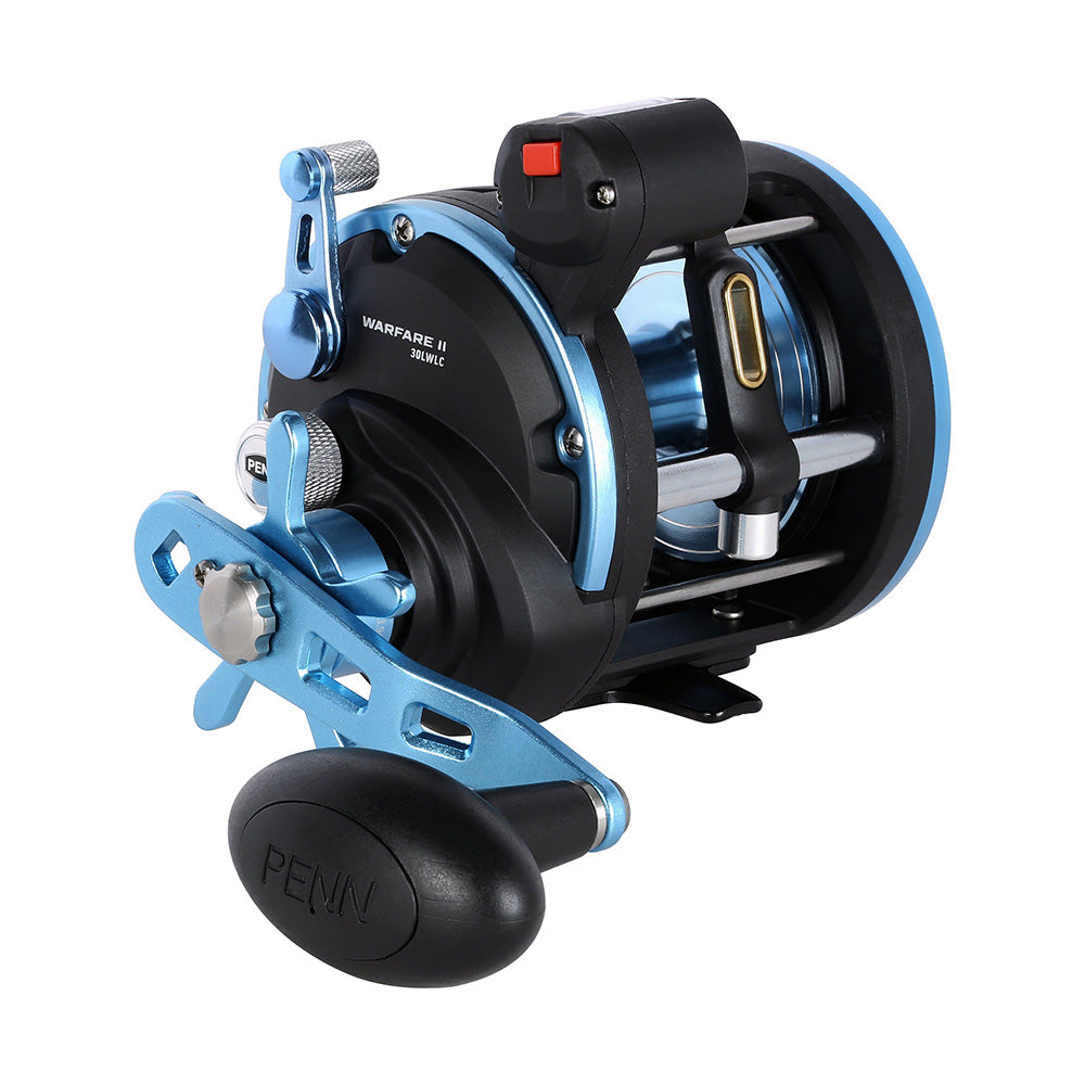 PENN WARII30LWLC Warfare II Level Wind 30 Right Hand Conventional Reel wLine Counter