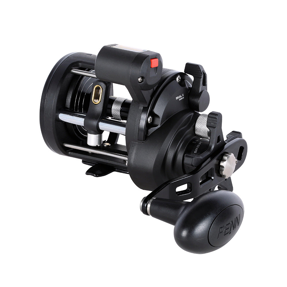PENN RVLII20LWLCLH Rival II 20 Level Wind Left Hand Conventional Reel wLine Counter