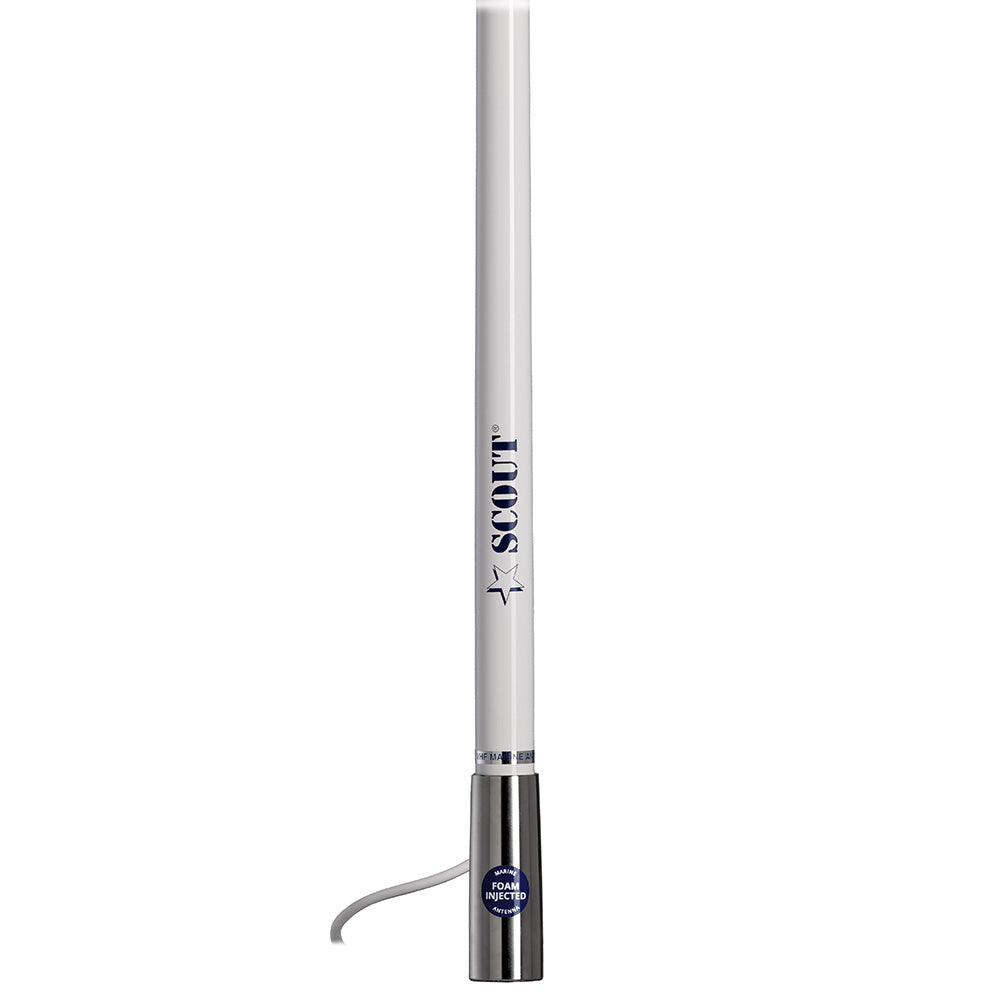 Scout Titan Series 4 White AMFM Antenna Fiberglass