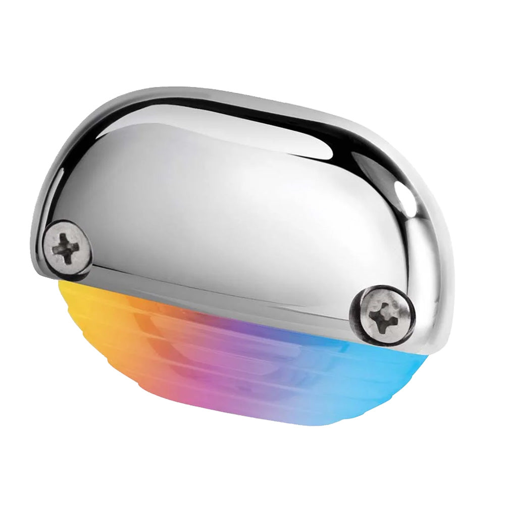 Hella Marine Apelo RGB Step Lamp Stainless Steel Cap