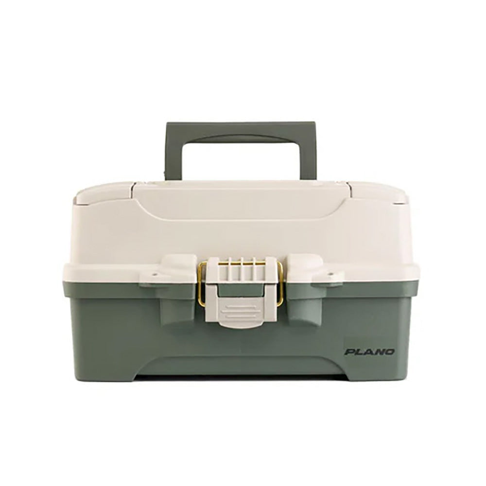 Plano TwoTray Tackle Box GreenTan
