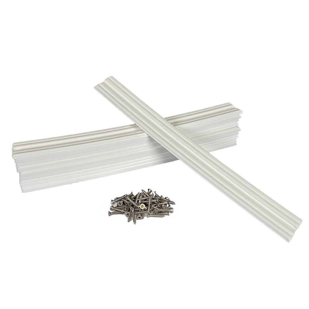 Caliber Marine Slides 15x15 White 10Pack