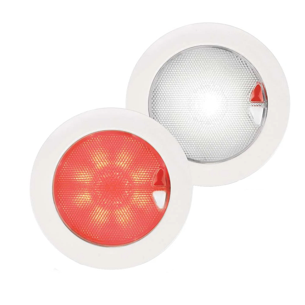 Hella Marine EuroLED150 RedWhite Touch Switch White Bezel