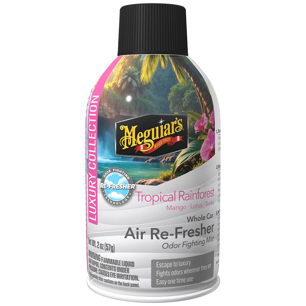 Meguiars Tropical Rainforest Whole Car Air ReFresher Aerosol 2oz