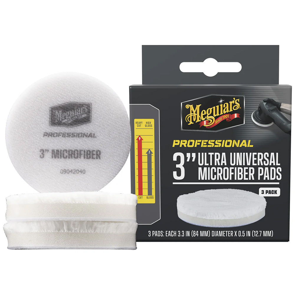 Meguiars Professional 3 Ultra Universal Microfiber Pads 3Pack