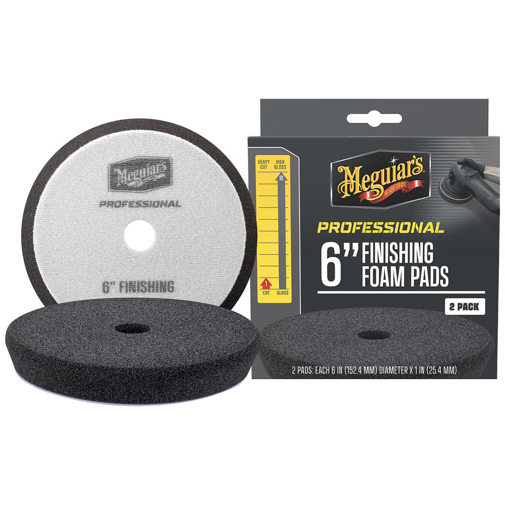Meguiars Professional 6 Foam Finishing Pads 2Pack