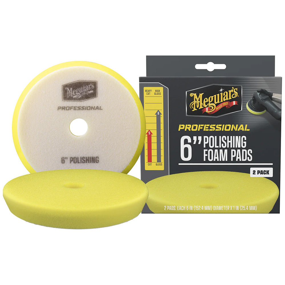 Meguiars Professional 6 Polishing Foam Pads 2Pack