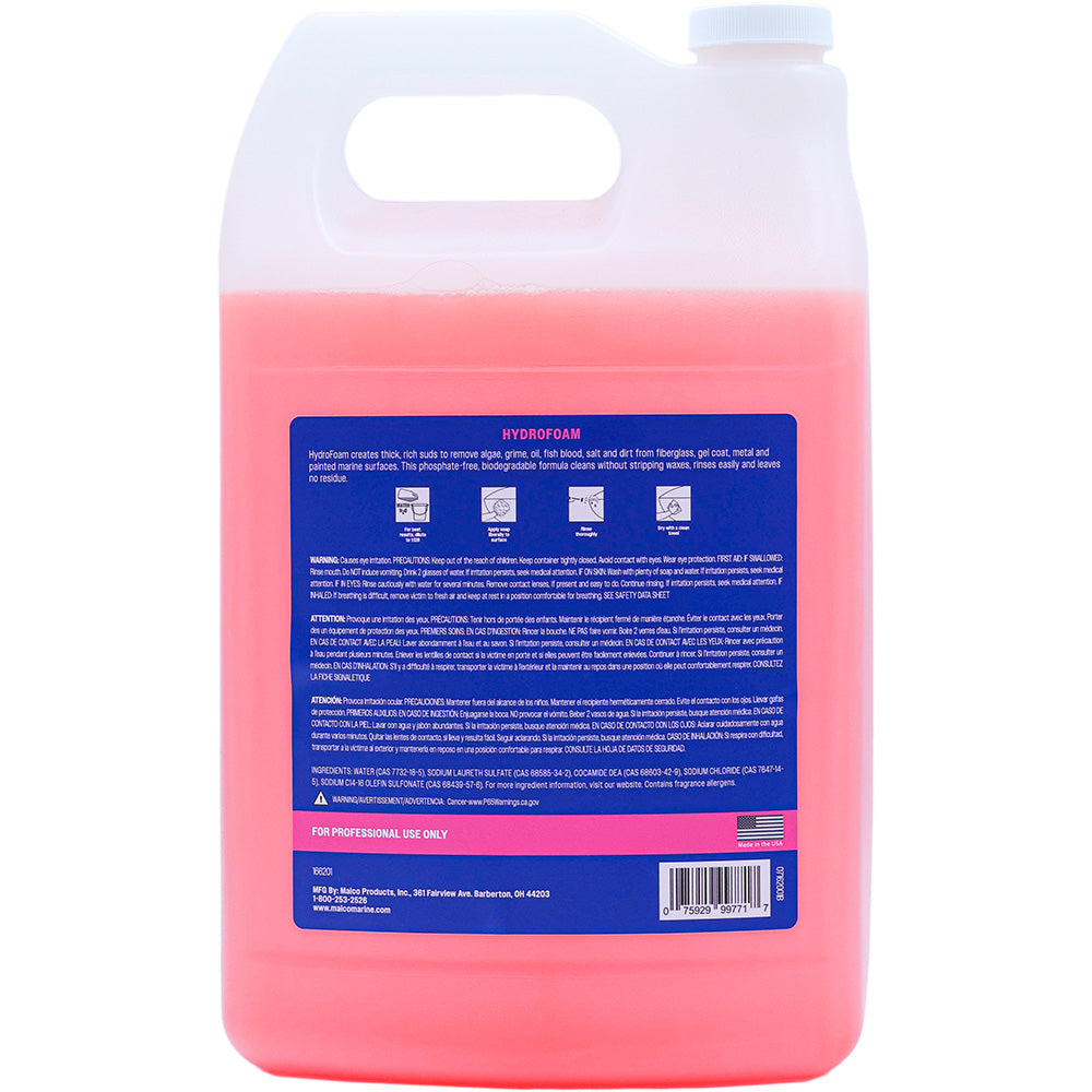 Malco HydroFoam Ultra Concentrated Boat Wash 1 Gallon