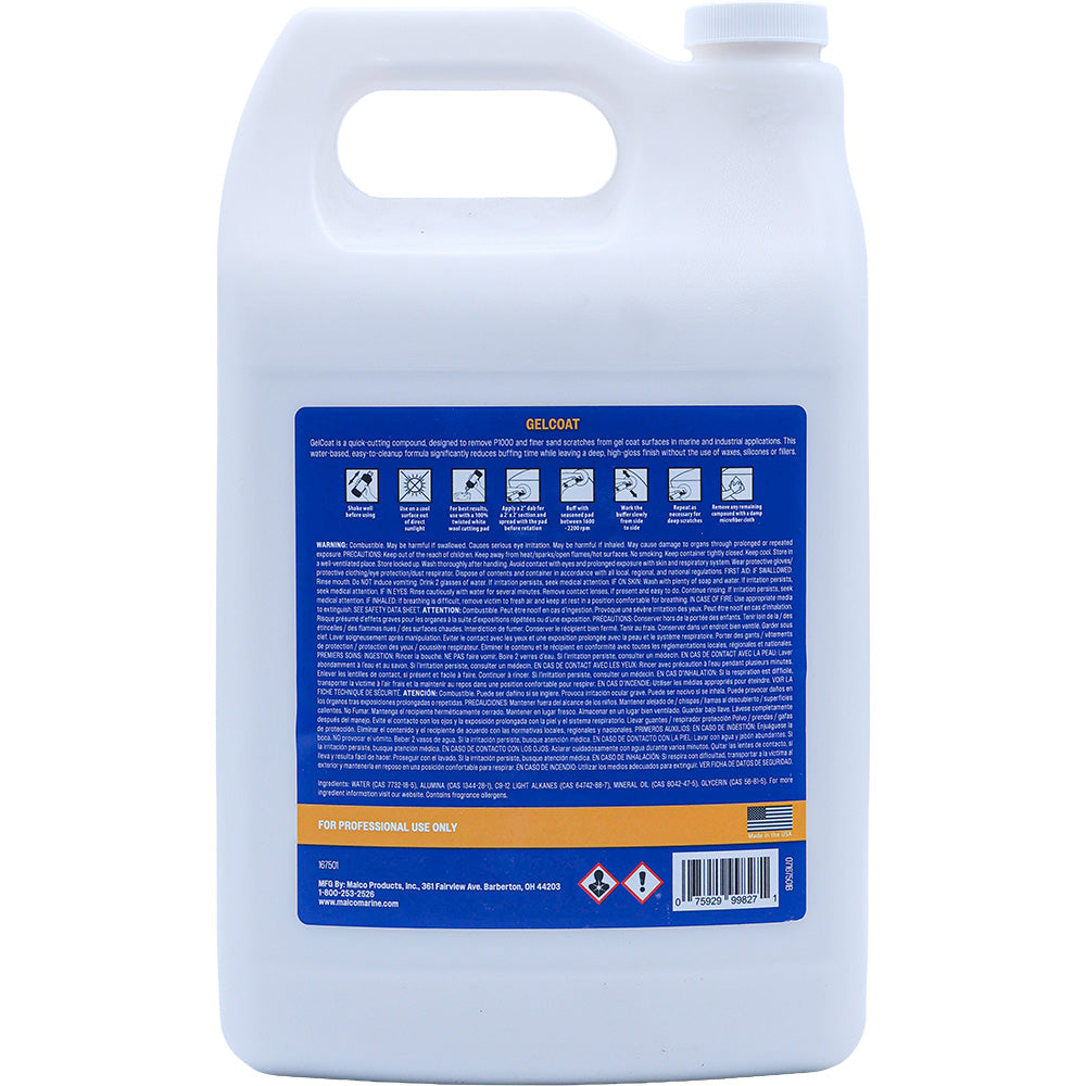 Malco Gel Coat Compound 1 Gallon