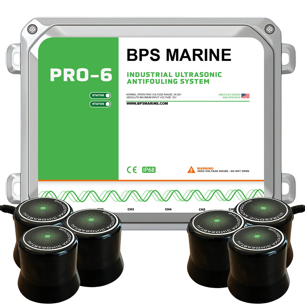 BPS Marine PRO6 6Transducer Ultrasonic Antifouling System 24VDC