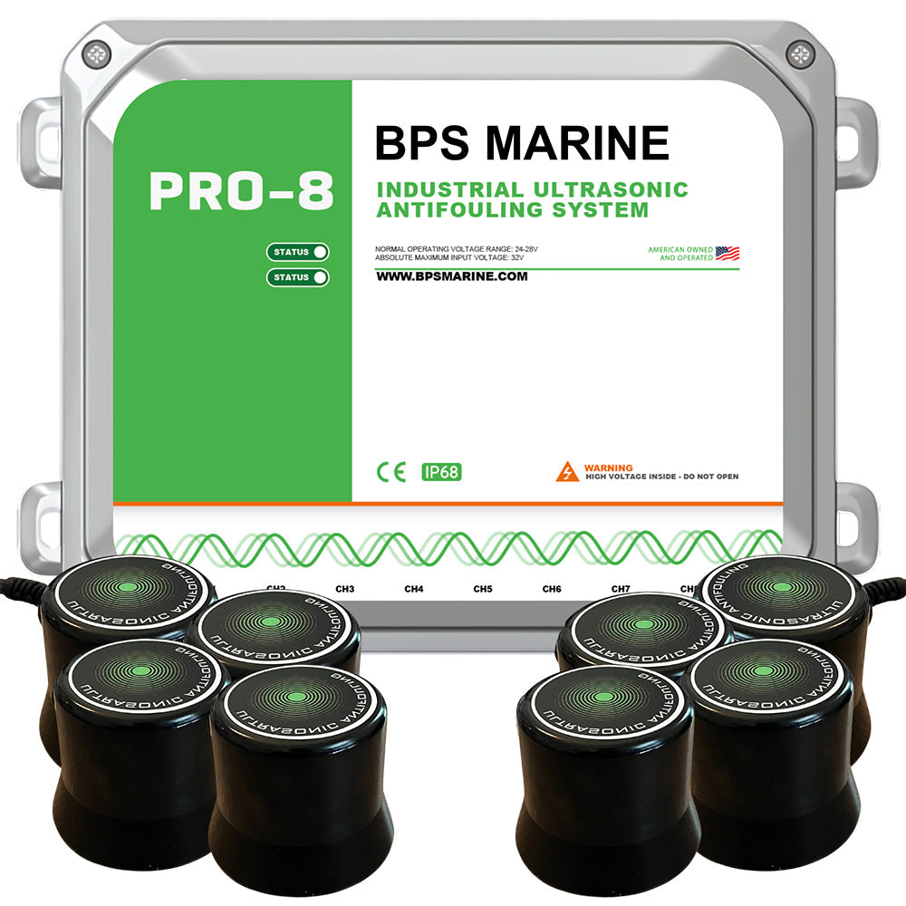BPS Marine PRO8 8Transducer Ultrasonic Antifouling System 24VDC