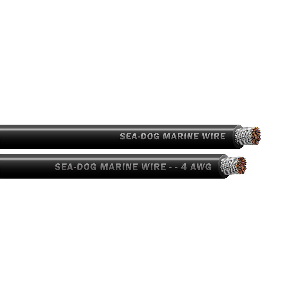 SeaDog 4 AWG Black Battery Cable 25 8004010