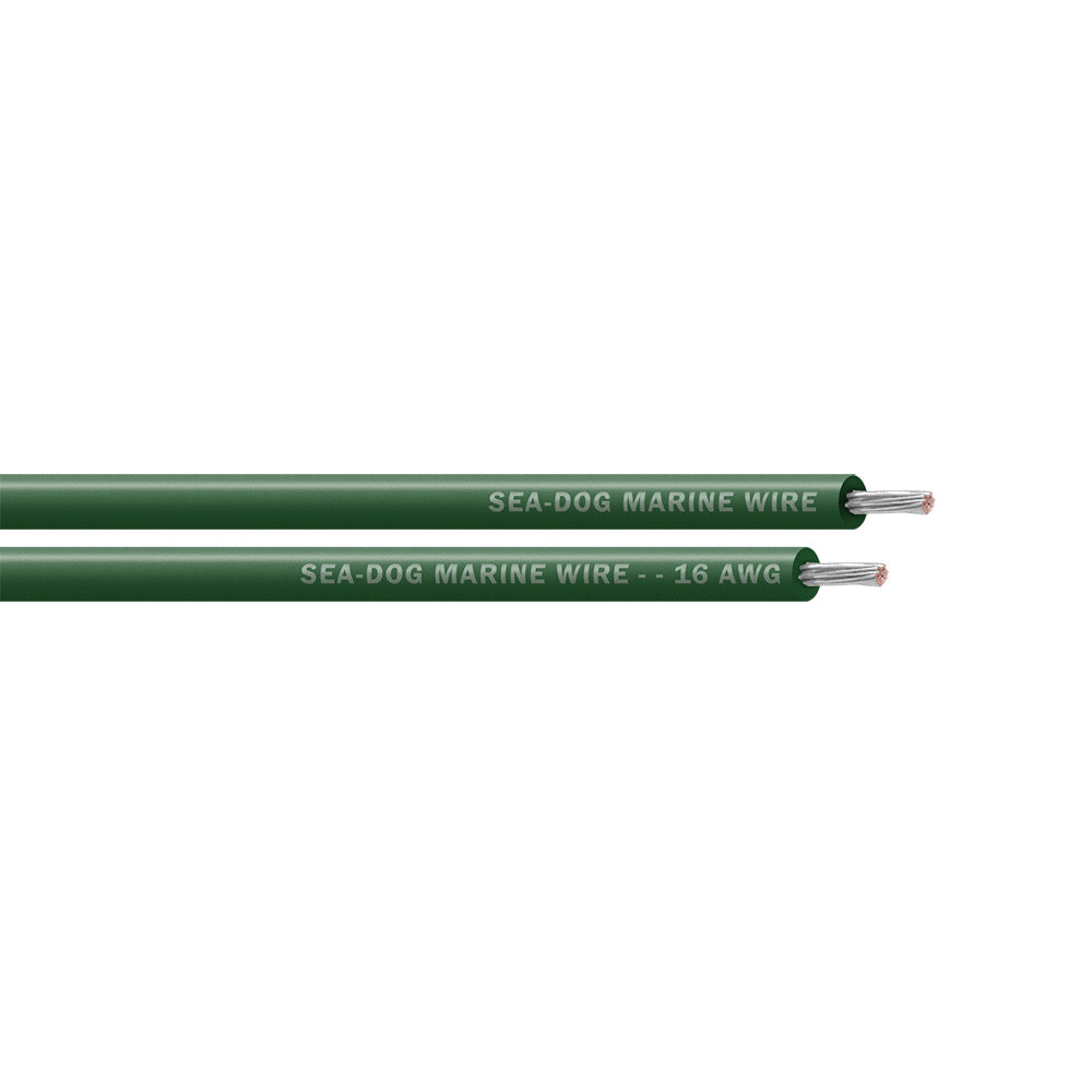 SeaDog 16 AWG Green Primary Wire 1000 8016049