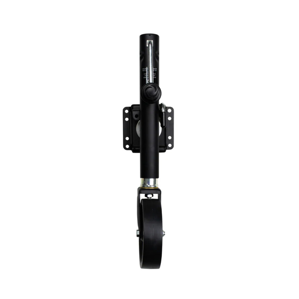 Powerwinch Select Series Jack 1500lb BoltOn Single Wheel Carbon Black 21400J1500B1BR