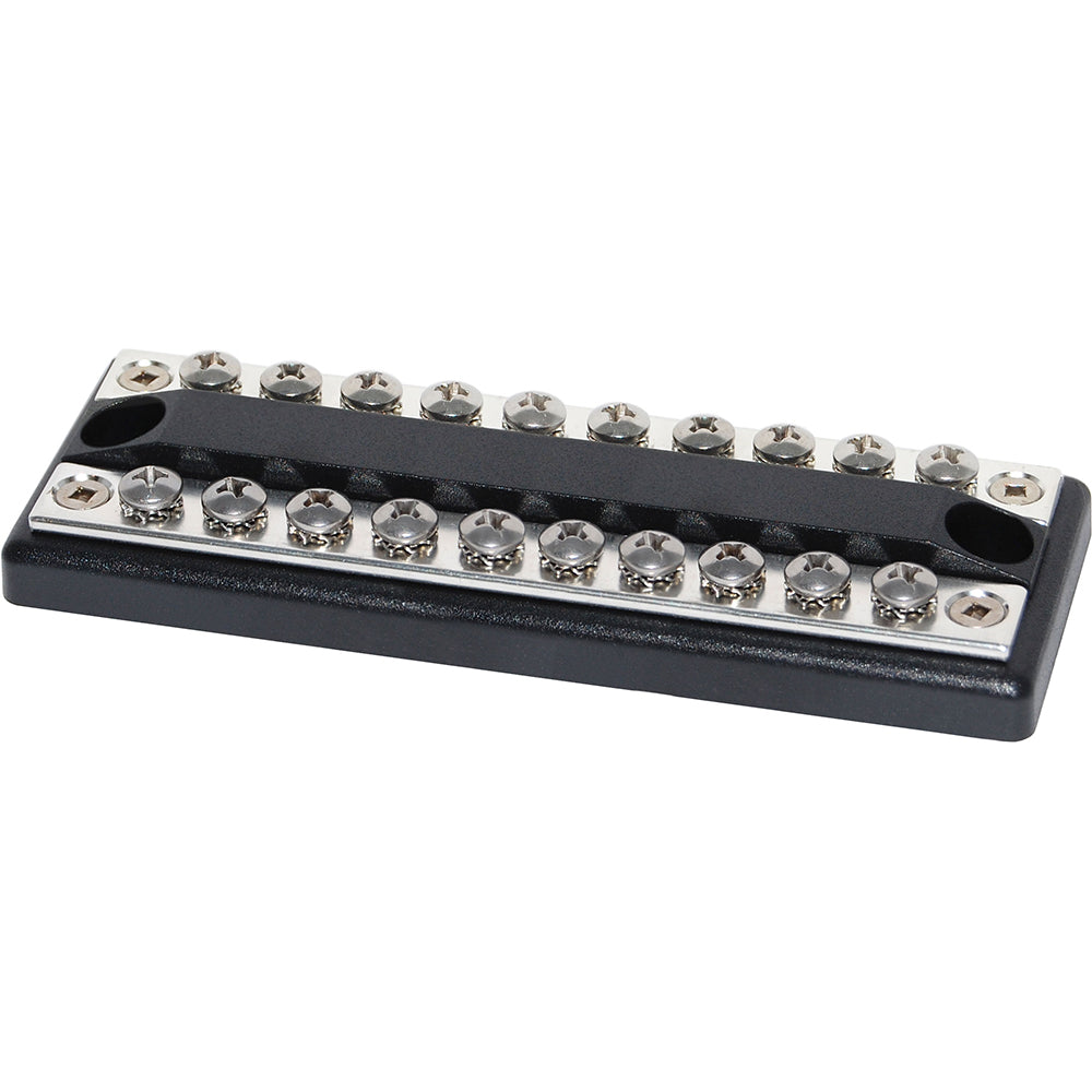 Blue Sea 2702 DualBus 100AMP Common BusBar 10 x 832 Screw Terminal