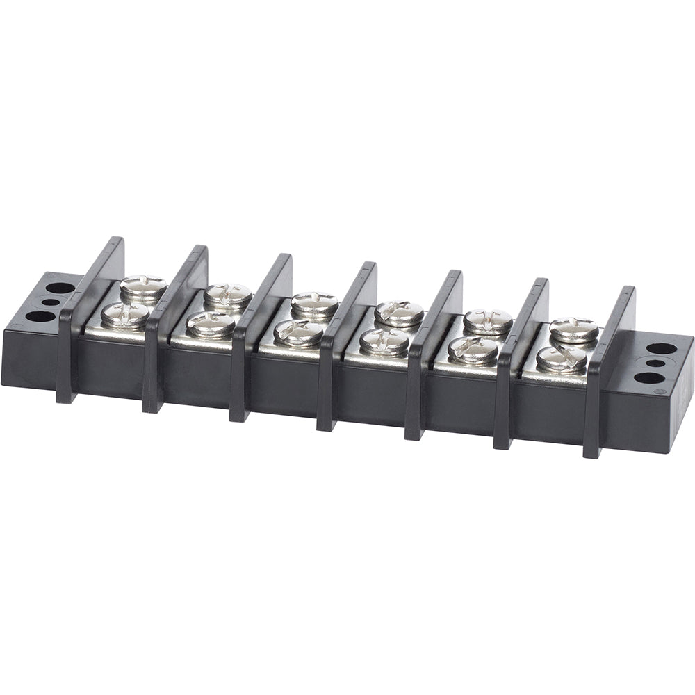 Blue Sea 2606 Terminal Black 65AMP 6 Circuit