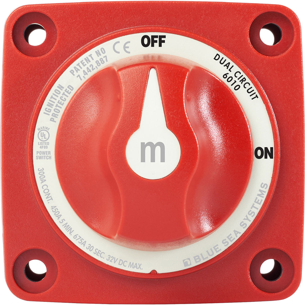 Blue Sea 6010 mSeries Mini Battery Switch Dual Circuit