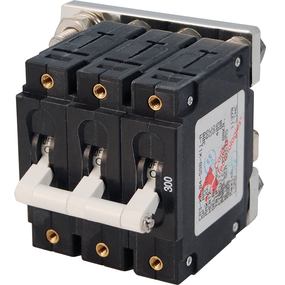 Blue Sea 7271 300A CSeries Triple Pole Toggle DC Circuit Breaker