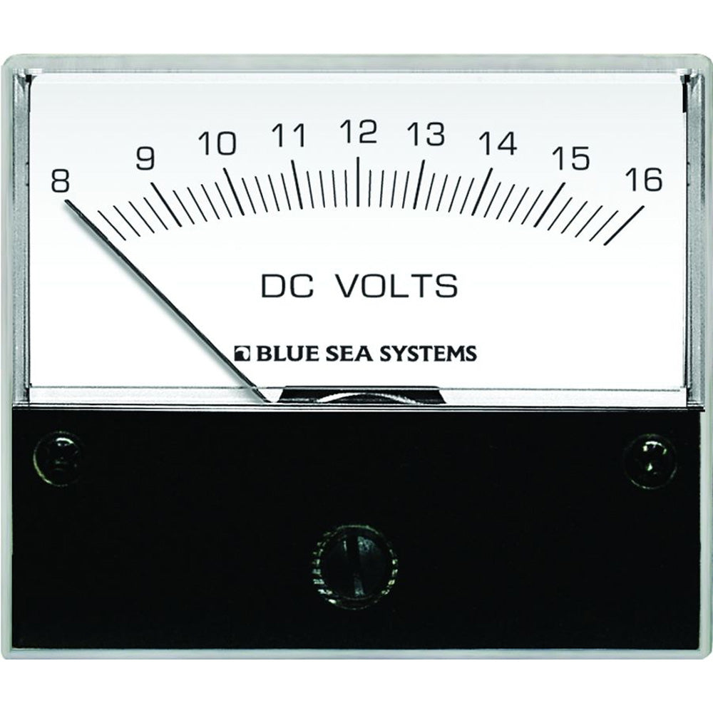 Blue Sea 8003 DC Analog Voltmeter 234 Face 816 Volts DC