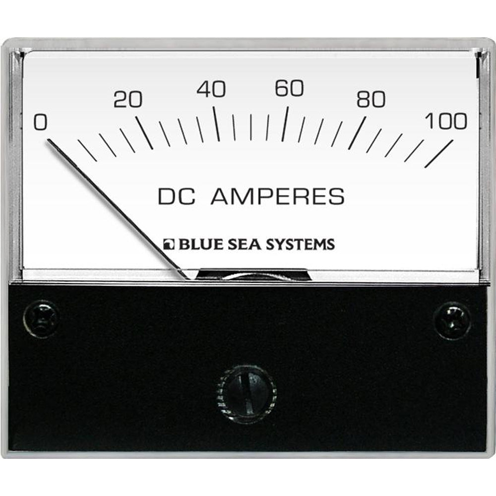 Blue Sea 8017 DC Analog Ammeter 234 Face 0100 Amperes DC