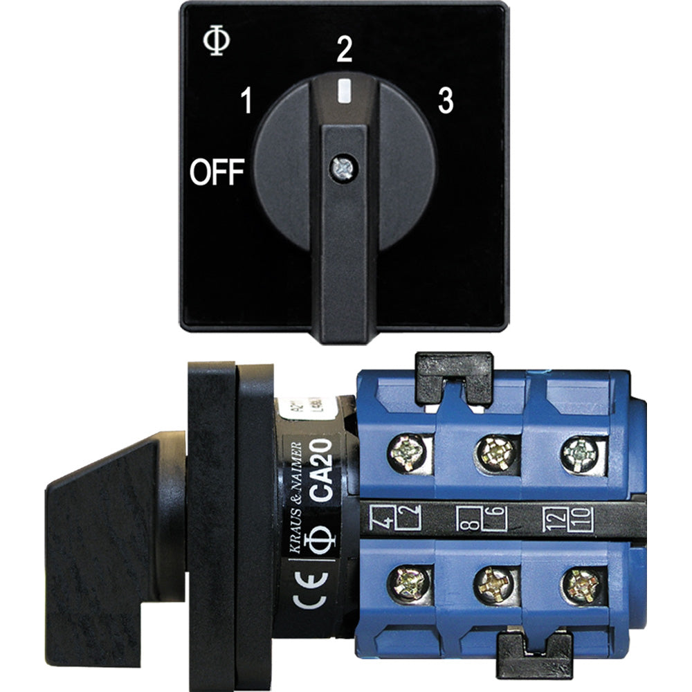 Blue Sea 9010 Switch AV 120VAC 32A OFF 3 Positions