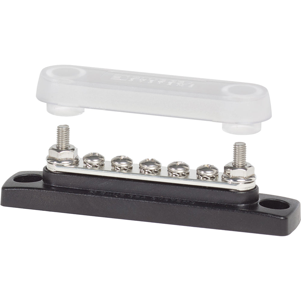 Blue Sea 2314 MiniBus 100 Ampere Common BusBar 5 x 832 Screw Terminal with Cover