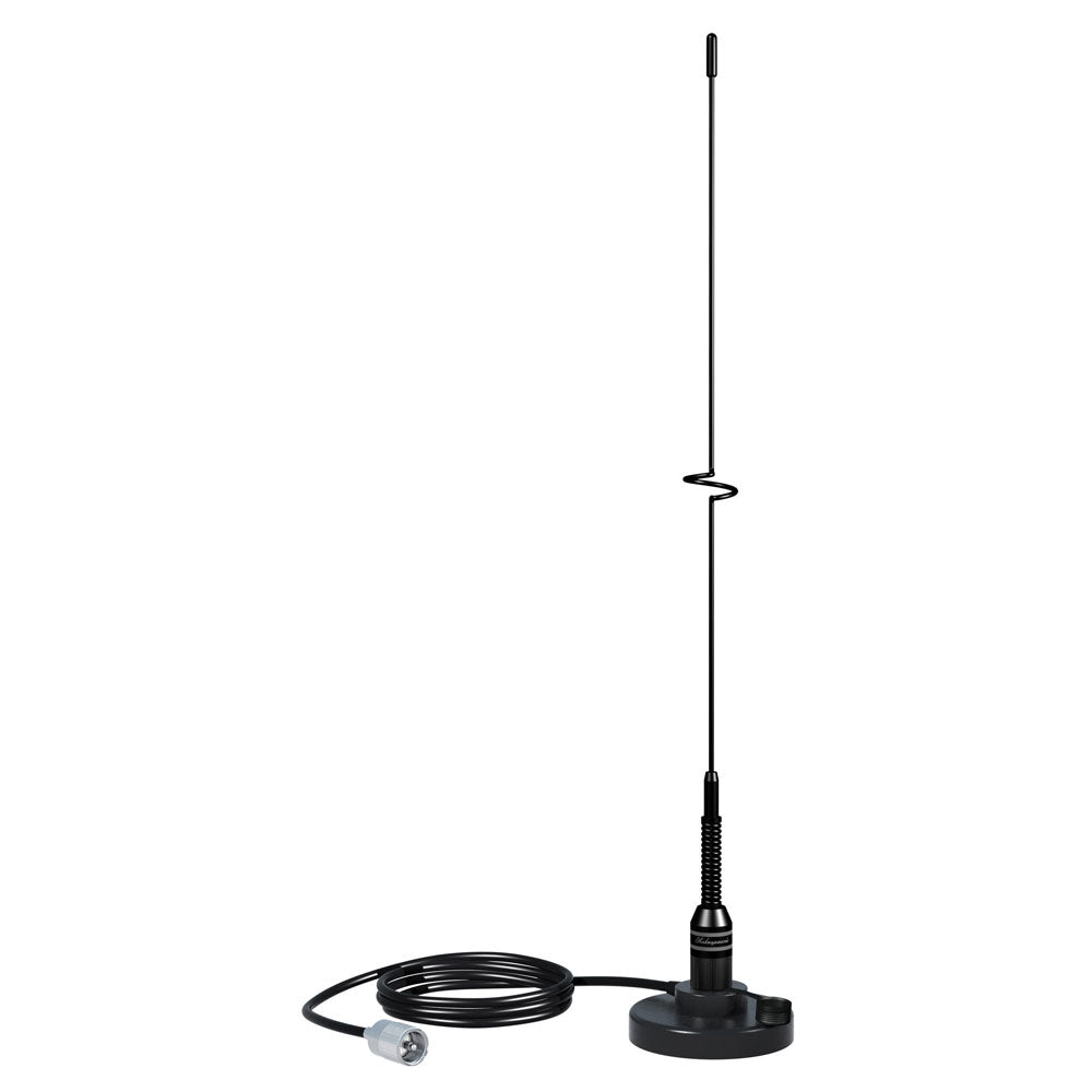 Shakespeare VHF 19 5218 Black SS Whip Antenna Magnetic Mount
