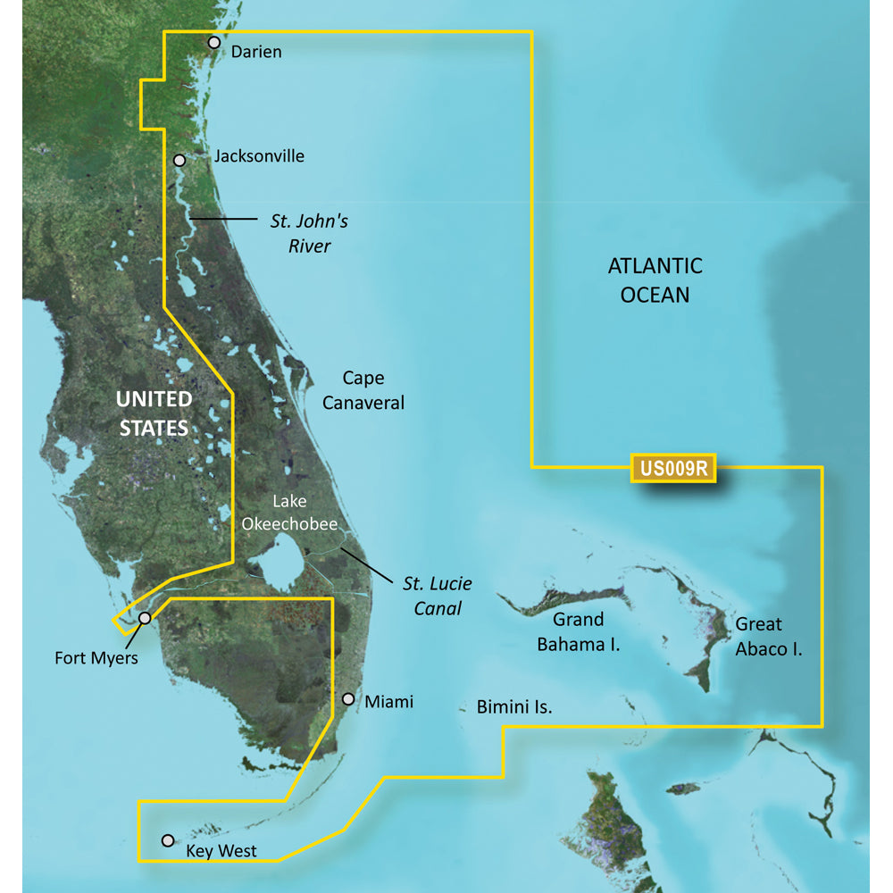 Garmin BlueChart g3 Vision HD VUS009R Jacksonville Key West microSDSD