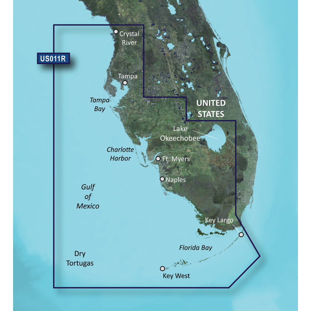 Garmin BlueChart g3 Vision HD VUS011R Southwest Florida microSDSD