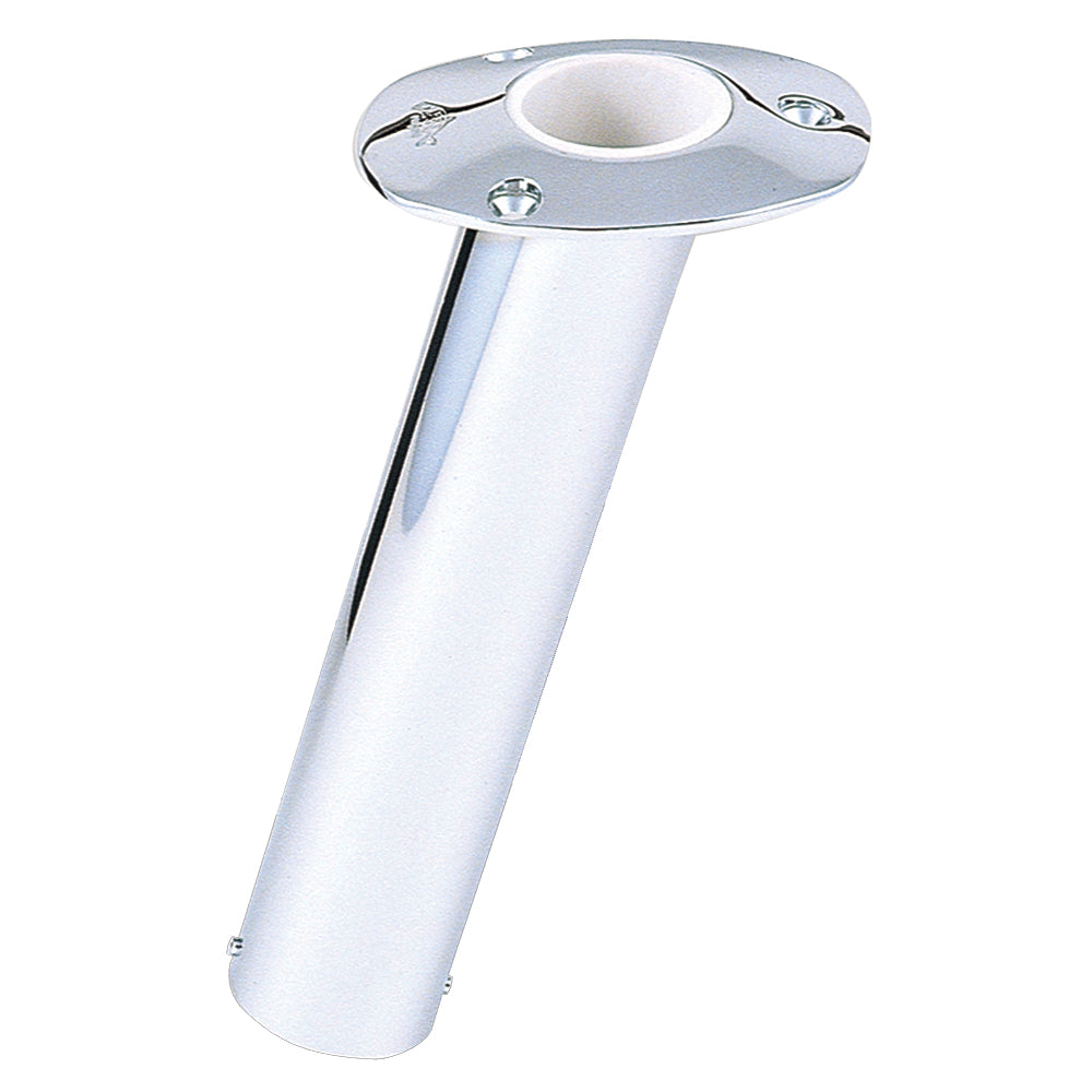 Lees 15 Degree Stainless Steel Flush Mount Rod Holder 2 OD