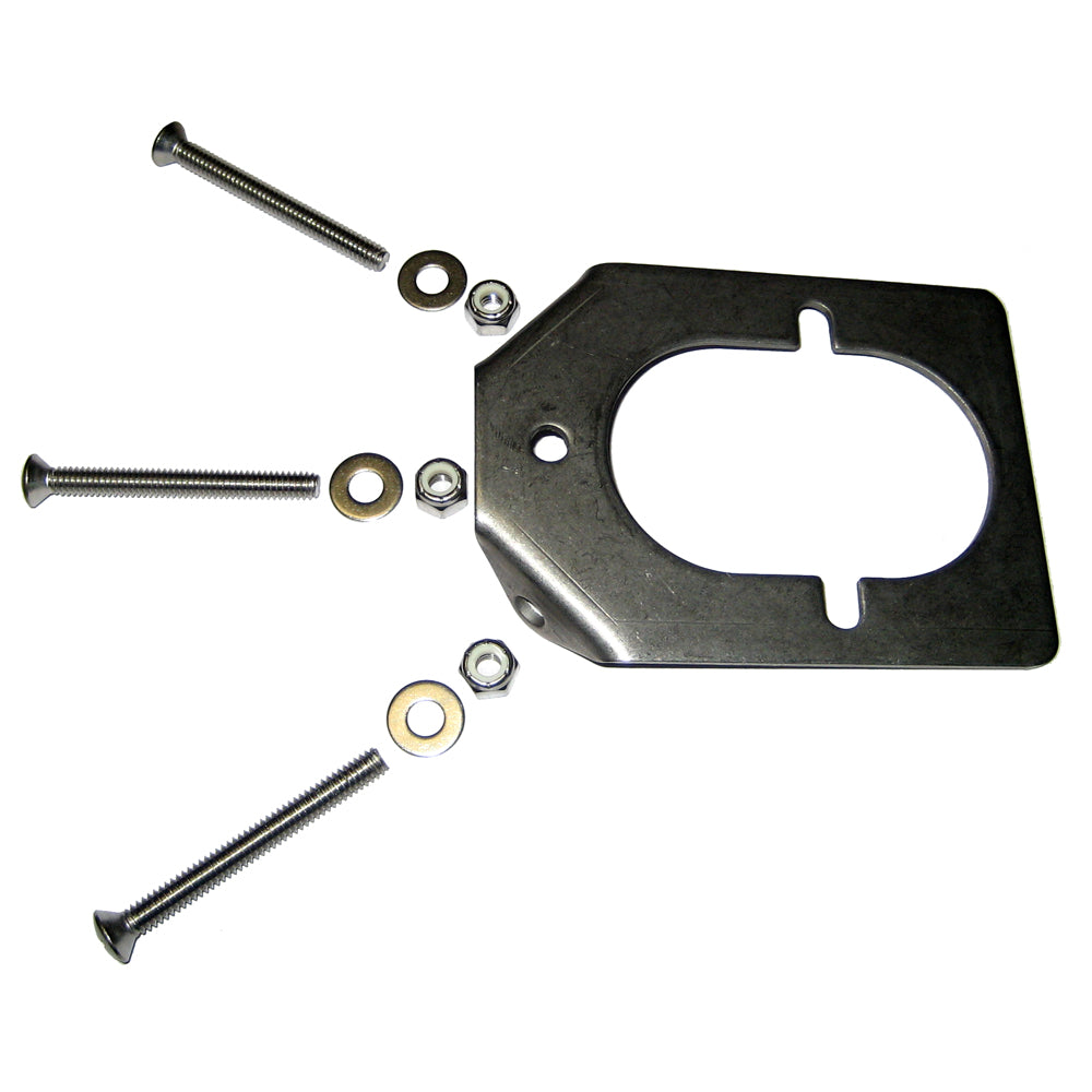 Lees Stainless Steel Backing Plate fMedium Rod Holders