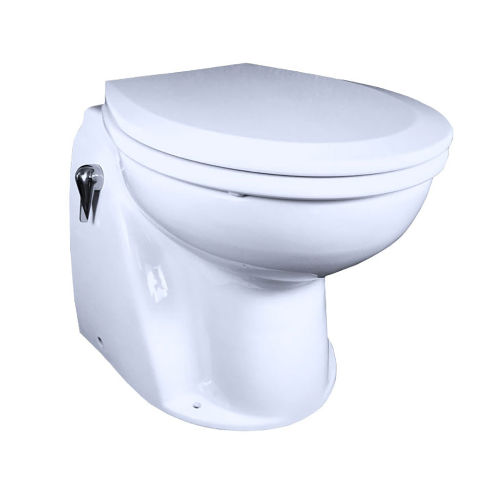 Raritan Atlantes Freedom wVortexVac Household Style White Remote Intake Pump Smart Toilet Control 12v
