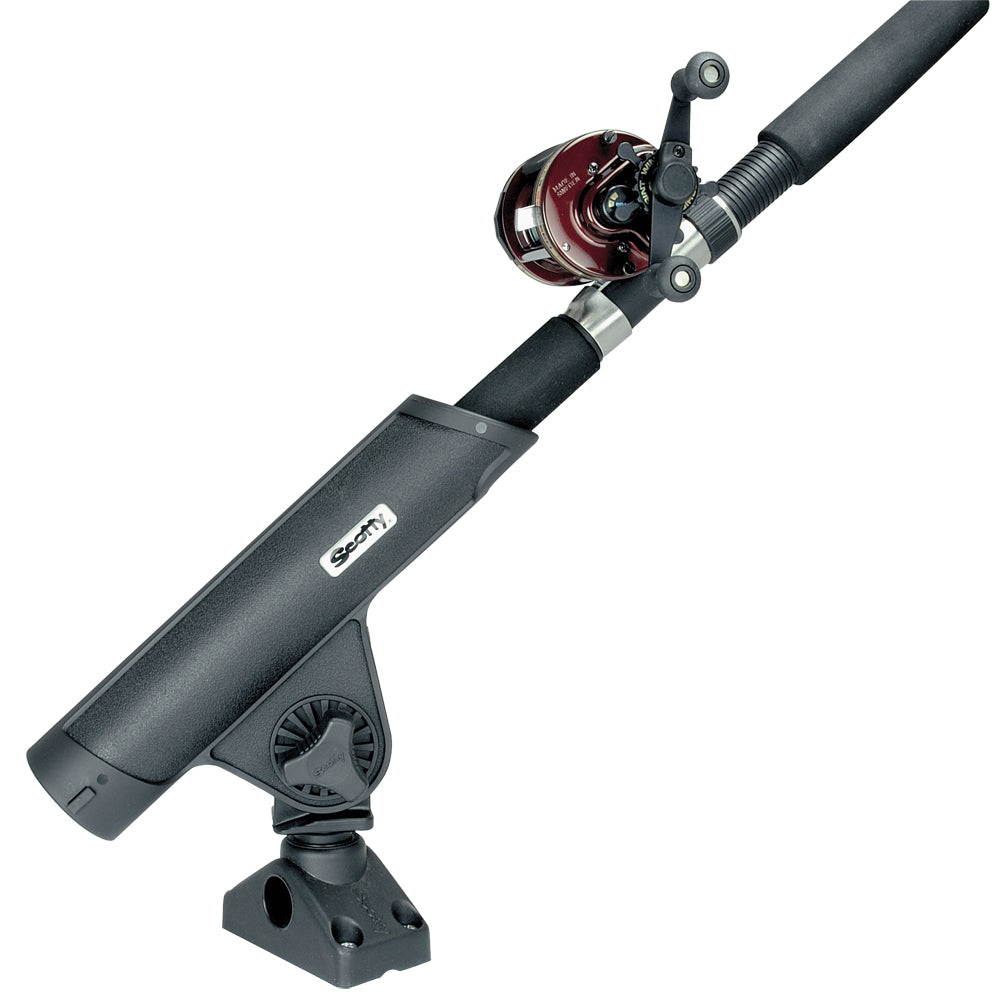 Scotty Rodmaster II Rod Holder w241 DeckSide Mount Black