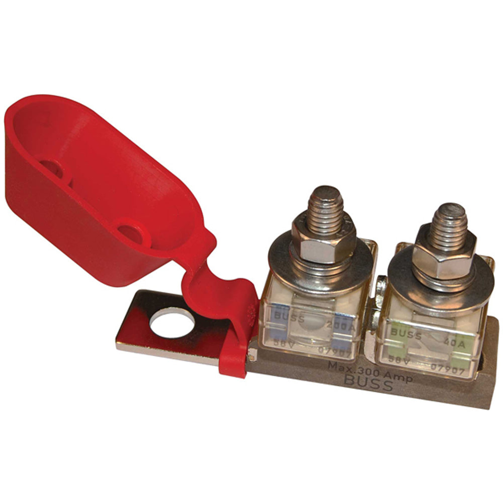 Blue Sea 2151 Terminal Fuse Block 38 Mounting Hole 2 Terminal Studs