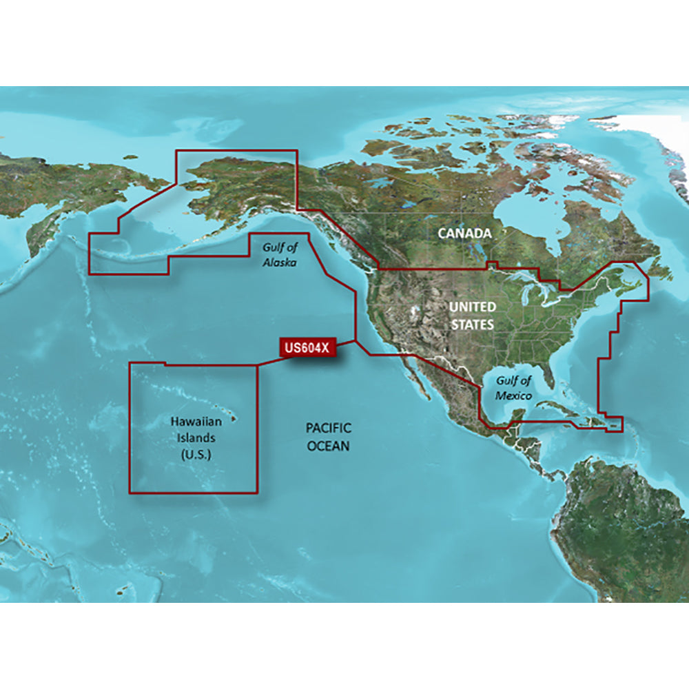 Garmin BlueChart g3 HD HXUS604x US All Canadian West microSDSD