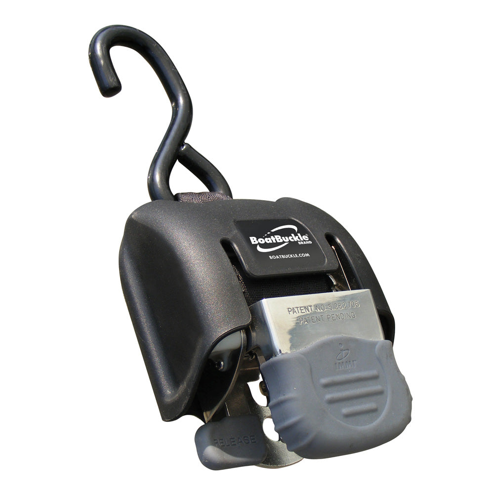 BoatBuckle G2 Retractable Transom TieDown 243 Pair Stainless Steel