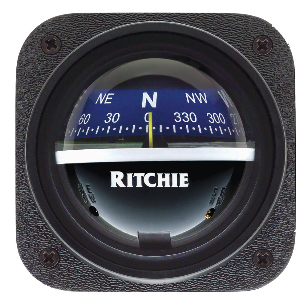 Ritchie V537B Explorer Compass Bulkhead Mount Blue Dial