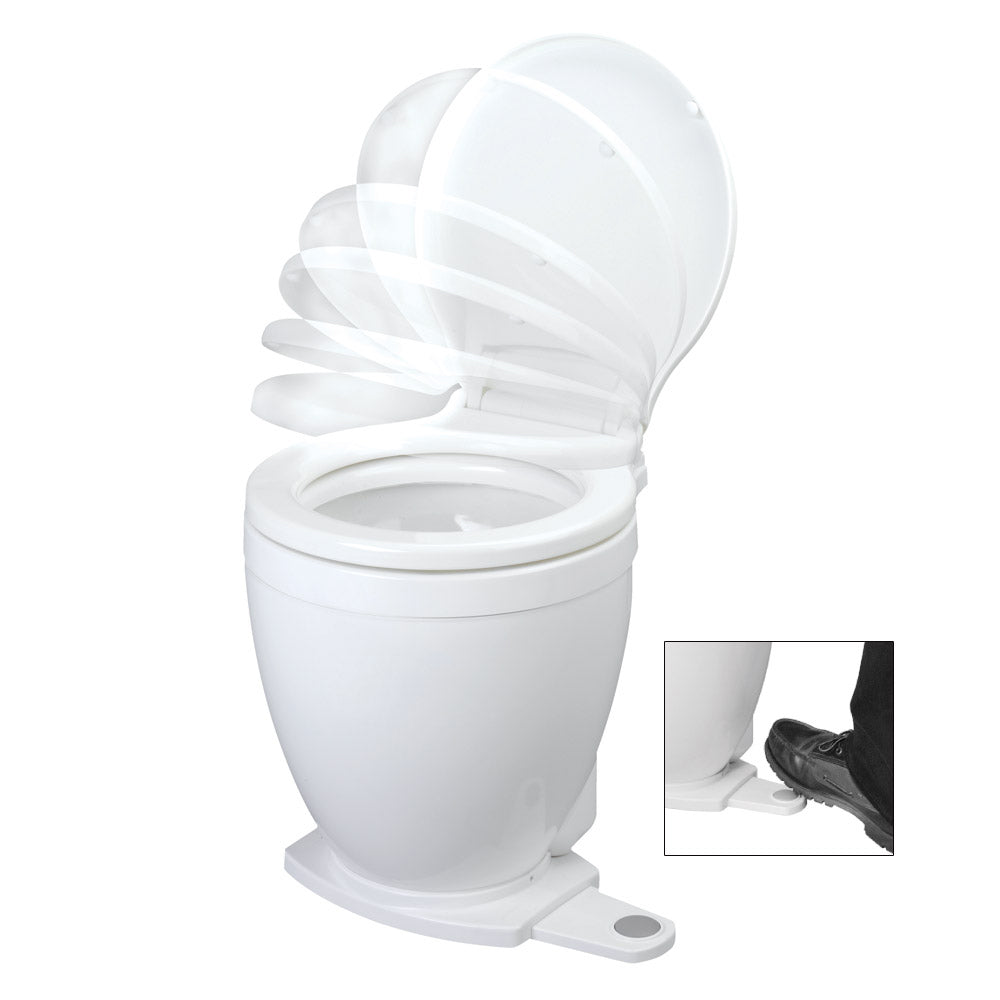 Jabsco Lite Flush Electric 12V Toilet wFootswitch