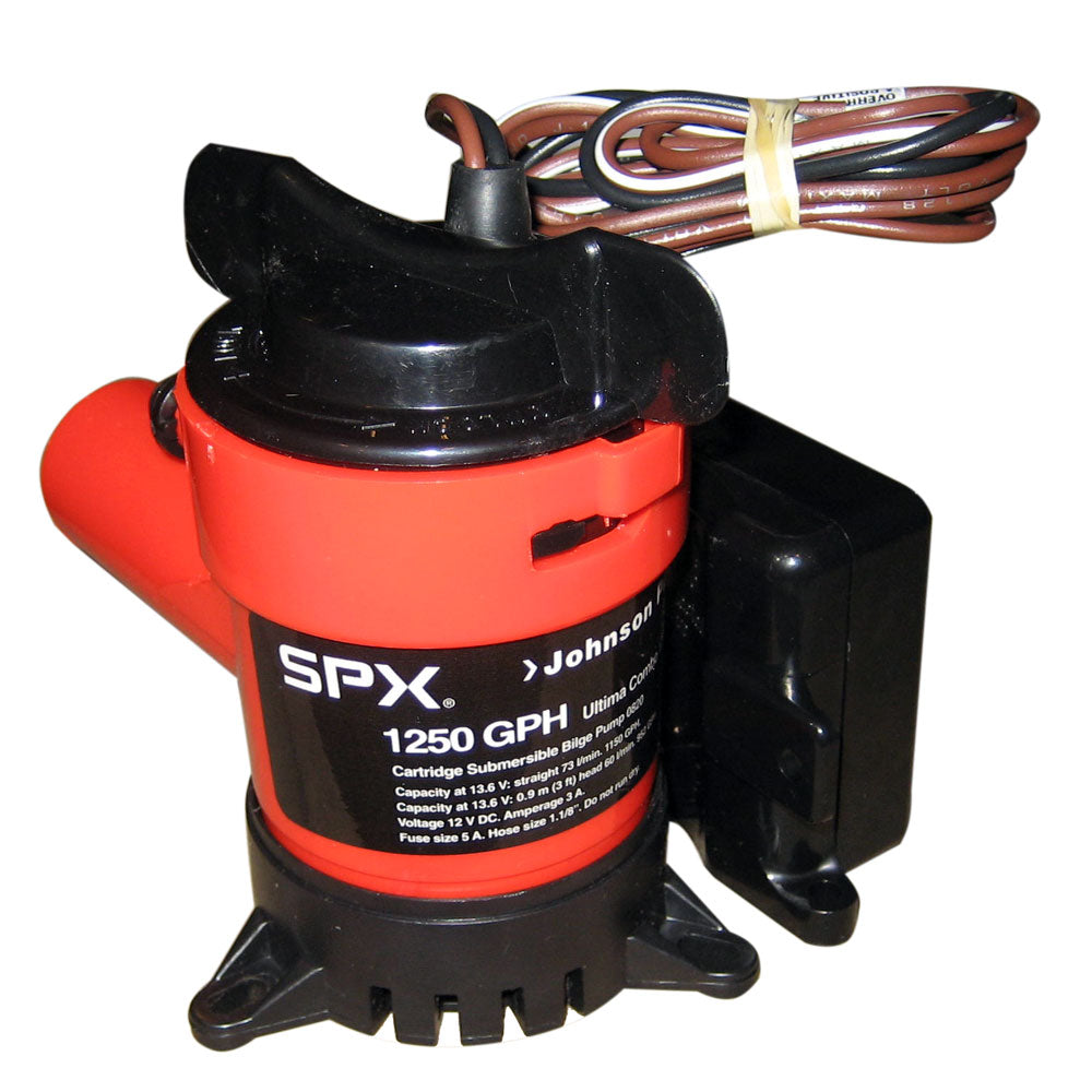 Johnson Pump 1250 GPH Ultima Combo Pump 118 Hose 12V
