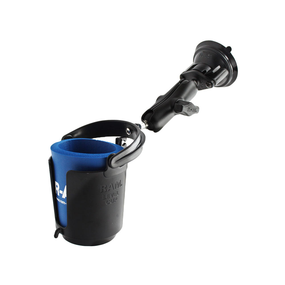 RAM Mount Drink Cup Holder wSuction Base