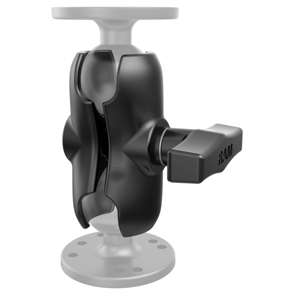 RAM Mount Short Double Socket Arm f15 Ball