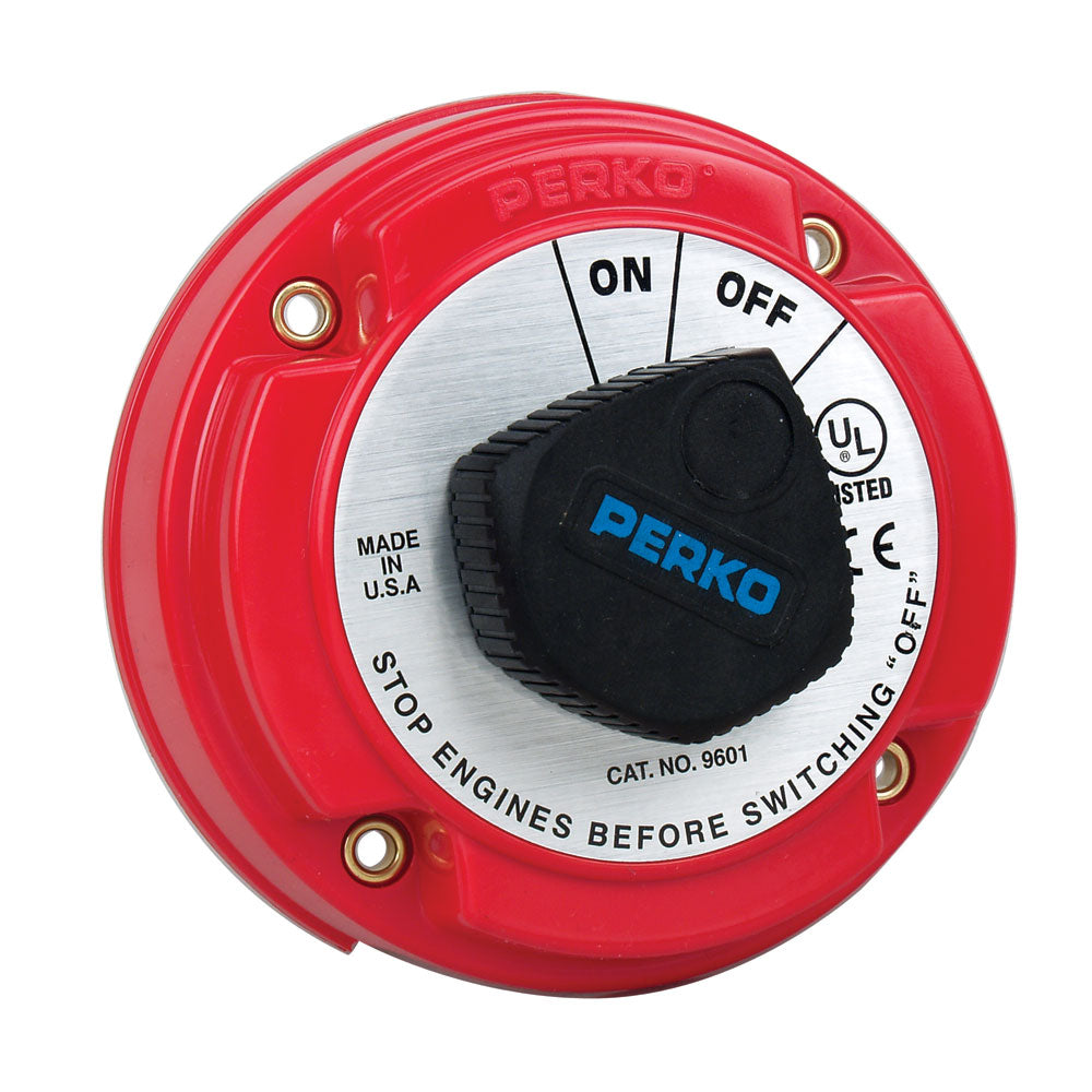 Perko Medium Duty Battery Disconnect Shut OffOn 250 Amp Continuous 1232VDC