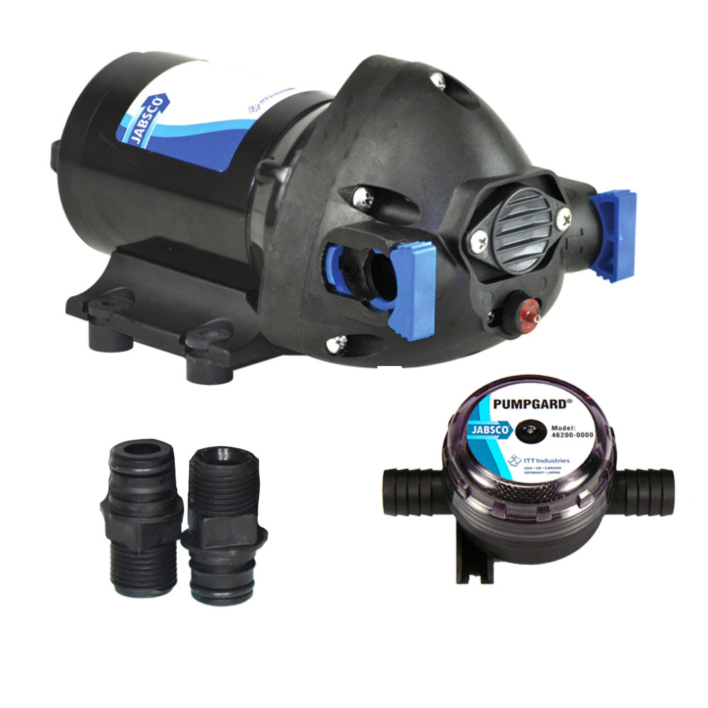 Jabsco ParMax Shower DrainGeneral Purpose Pump 35GPM25psi12VDC wStrainer